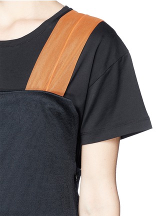Detail View - Click To Enlarge - TOGA ARCHIVES - Mesh shoulder strap dress