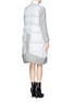 Back View - Click To Enlarge - SACAI - Down filled nylon panel felt coat
