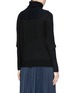 Back View - Click To Enlarge - TOGA ARCHIVES - Detachable snood contrast knit sweater