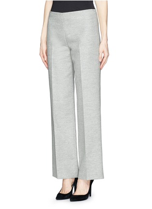 Front View - Click To Enlarge - THE ROW - 'Mindy' double face wool wide leg pants