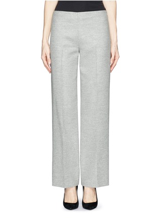 Main View - Click To Enlarge - THE ROW - 'Mindy' double face wool wide leg pants