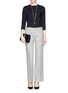 Figure View - Click To Enlarge - THE ROW - 'Mindy' double face wool wide leg pants