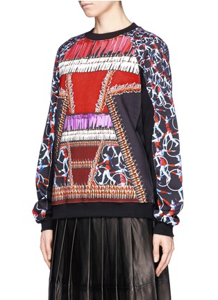 Front View - Click To Enlarge - PETER PILOTTO - Ceremony print cotton sweatshirt