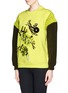 Front View - Click To Enlarge - KENZO - Monster print embellished sweatshirt