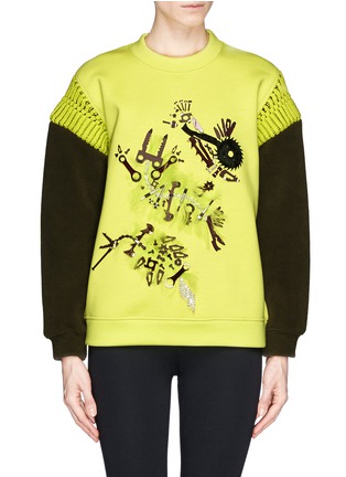 Main View - Click To Enlarge - KENZO - Monster print embellished sweatshirt
