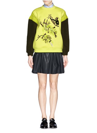 Figure View - Click To Enlarge - KENZO - Monster print embellished sweatshirt