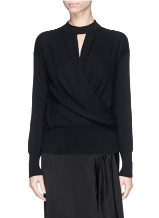 Main View - Click To Enlarge - THAKOON - Wrap front sweater