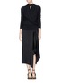 Figure View - Click To Enlarge - THAKOON - Wrap front sweater
