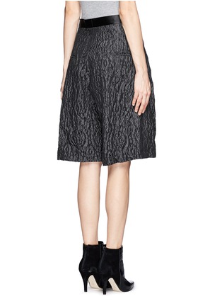 Back View - Click To Enlarge - ELLERY - 'Pantheon' bubble jacquard culottes