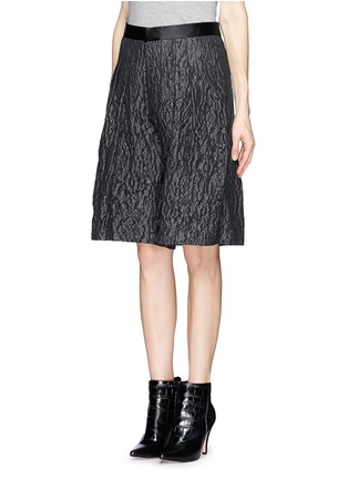 Front View - Click To Enlarge - ELLERY - 'Pantheon' bubble jacquard culottes