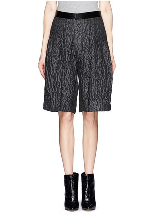 Main View - Click To Enlarge - ELLERY - 'Pantheon' bubble jacquard culottes