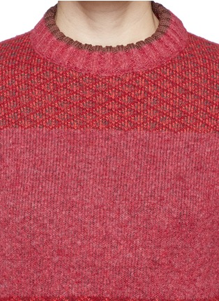 Detail View - Click To Enlarge - PRABAL GURUNG - Slit front dip hem sweater