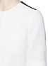 Detail View - Click To Enlarge - VICTORIA, VICTORIA BECKHAM - Double layer wool crepe dress