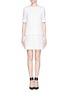 Main View - Click To Enlarge - VICTORIA, VICTORIA BECKHAM - Double layer wool crepe dress