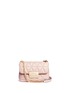 Main View - Click To Enlarge - MICHAEL KORS - 'Sloan' small quilted leather chain crossbody bag