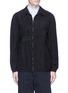 Main View - Click To Enlarge - COMME DES GARÇONS HOMME - Stripe patchwork wool-linen blouson jacket
