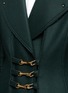 Detail View - Click To Enlarge - ESTEBAN CORTAZAR - Trigger hook fastener bonded virgin wool coat