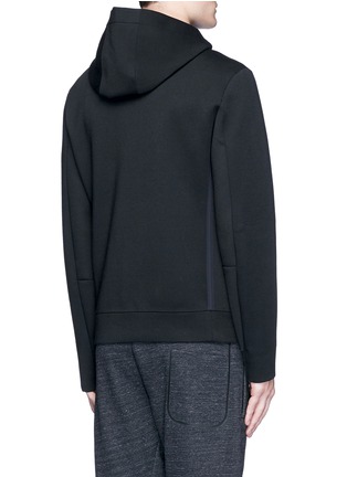 Back View - Click To Enlarge - ISAORA - 'Neo' bonded jersey zip hoodie