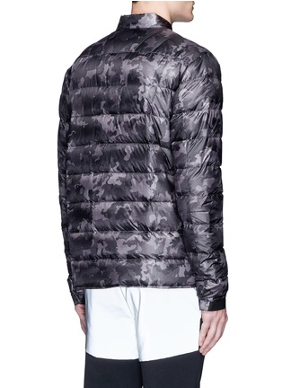 Back View - Click To Enlarge - ISAORA - Camouflage print down puffer jacket