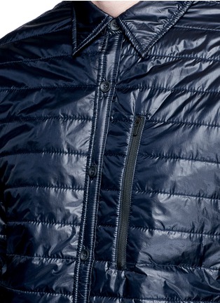 Detail View - Click To Enlarge - ISAORA - Ripstop puffer shirt