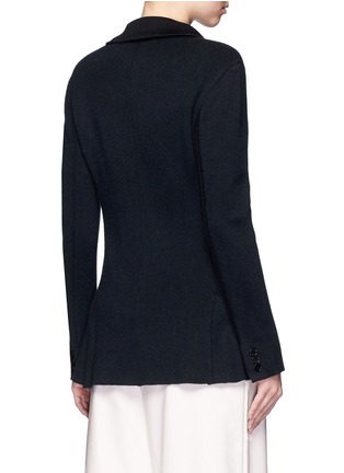 Back View - Click To Enlarge - MAIYET - Cashmere blend double breasted knit blazer