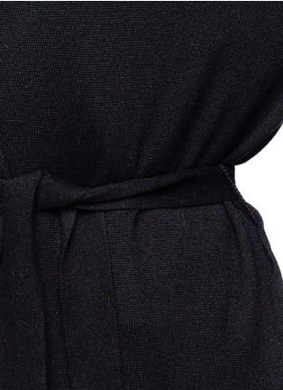Detail View - Click To Enlarge - MAIYET - Tie waist cashmere maxi cardigan