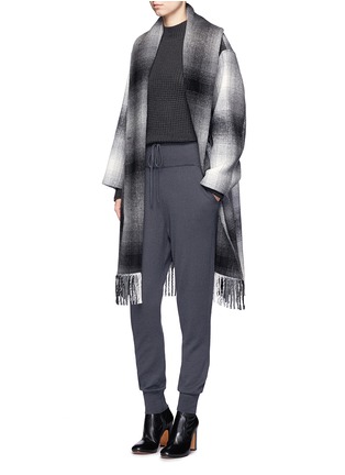Figure View - Click To Enlarge - MAIYET - Cashmere knit jogger pants