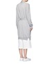 Back View - Click To Enlarge - MAIYET - Tie waist cashmere cardigan