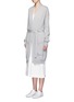 Front View - Click To Enlarge - MAIYET - Tie waist cashmere cardigan