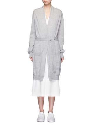 Main View - Click To Enlarge - MAIYET - Tie waist cashmere cardigan