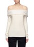 Main View - Click To Enlarge - MAIYET - Folded off-shoulder cashmere blend sweater