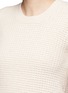 Detail View - Click To Enlarge - MAIYET - Cashmere-silk open knit sweater