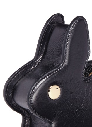  - HILLIER BARTLEY - 'Bunny' tassel pull leather clutch