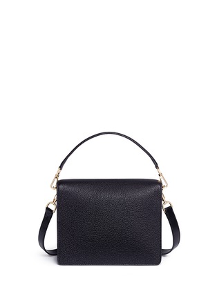 Detail View - Click To Enlarge - HILLIER BARTLEY - 'Barrette' chunky tassel strap mixed leather satchel