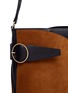 Detail View - Click To Enlarge - HILLIER BARTLEY - 'Cigar' suede and calfskin leather tote