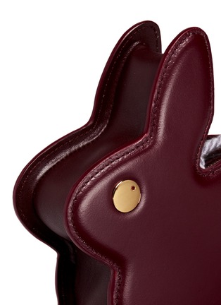 Detail View - Click To Enlarge - HILLIER BARTLEY - 'Bunny' tassel pull box calf leather clutch