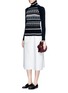Figure View - Click To Enlarge - HILLIER BARTLEY - 'Bunny' tassel pull box calf leather clutch