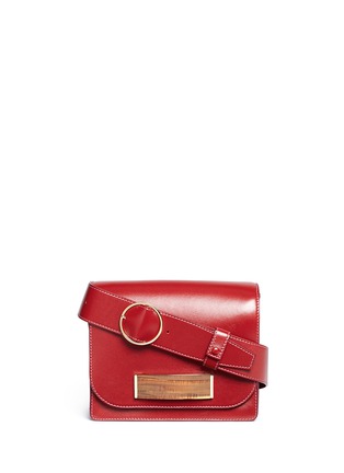 Main View - Click To Enlarge - HILLIER BARTLEY - 'Barrette' leather satchel