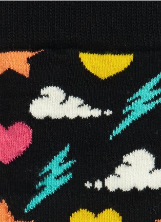 Detail View - Click To Enlarge - HAPPY SOCKS - 'Storm' icon socks
