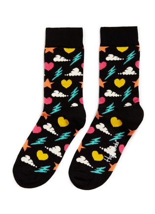 Main View - Click To Enlarge - HAPPY SOCKS - 'Storm' icon socks