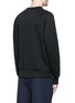 Back View - Click To Enlarge - ACNE STUDIOS - 'College Face' emoji patch cotton sweatshirt