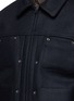 Detail View - Click To Enlarge - ACNE STUDIOS - 'Metal' eyelet wool blend melton shirt jacket