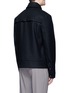 Back View - Click To Enlarge - ACNE STUDIOS - 'Metal' eyelet wool blend melton shirt jacket