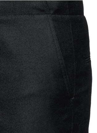 Detail View - Click To Enlarge - ACNE STUDIOS - 'Pace' drawstring cuff wool pants