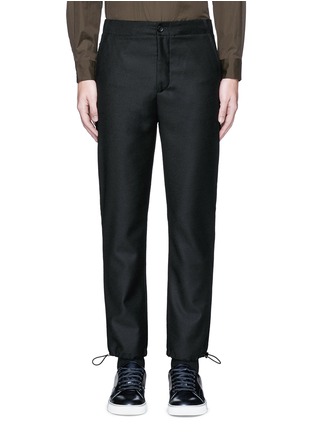 Main View - Click To Enlarge - ACNE STUDIOS - 'Pace' drawstring cuff wool pants