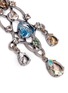 Detail View - Click To Enlarge - LANVIN - 'Ginger' glass crystal metal fretwork drop earrings