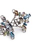 Detail View - Click To Enlarge - LANVIN - 'Ginger' glass crystal metal fretwork ring