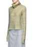 Front View - Click To Enlarge - ACNE STUDIOS - 'Vasya' mohair blend turtleneck sweater