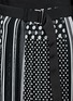 Detail View - Click To Enlarge - SACAI - Dot scarf print pleated wrap midi skirt