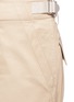 Detail View - Click To Enlarge - SACAI - Strap cotton gabardine flared pants